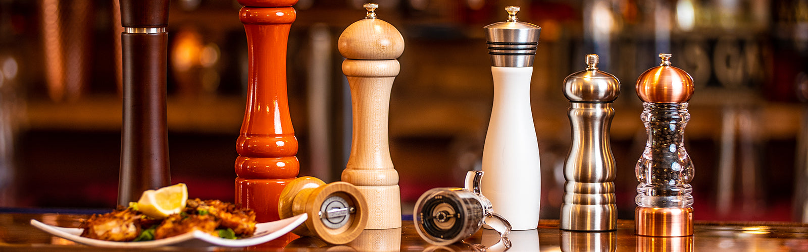 Metallic Pepper Mills