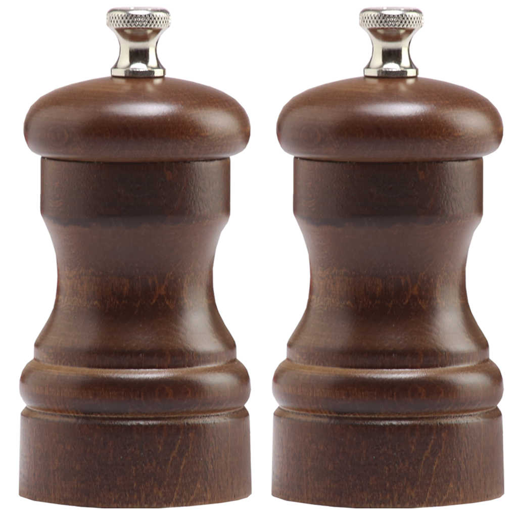 FACTORY SECOND 4&quot; Capstan Pepper Mill &amp; Salt Mill Set