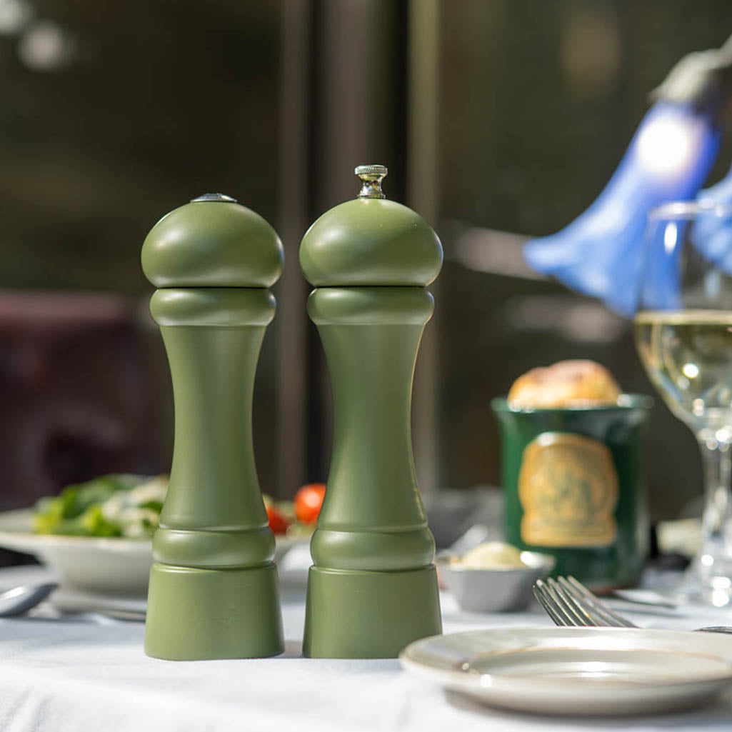 8" Windsor Pepper Mill & Salt Shaker Set