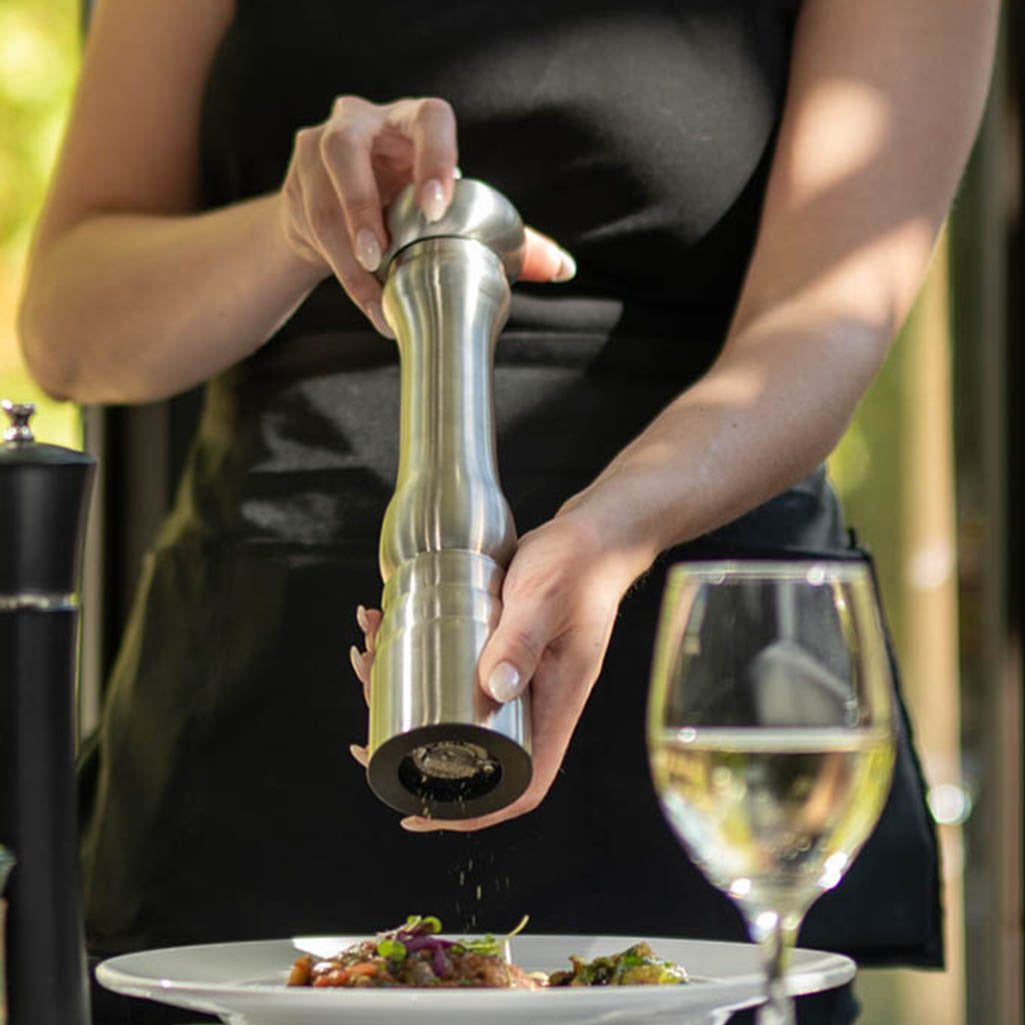 12" Prentiss Stainless Steel Pepper Mill