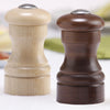04256 4 Inch Capstan Shaker Set, Walnut & Natural, Table View