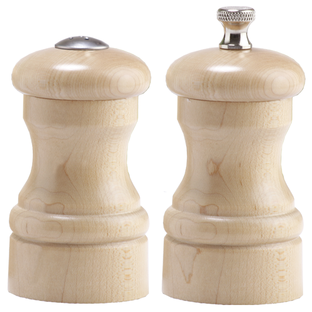 FACTORY SECOND 4" Capstan Pepper Mill & Salt Shaker Set