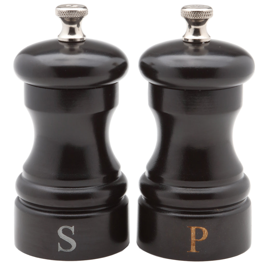 4" Capstan Pepper Mill & Salt Mill Set - S & P Engraved