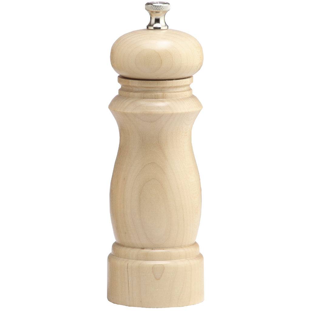 06003 6 Inch Salem Pepper Mill, Unfinished 