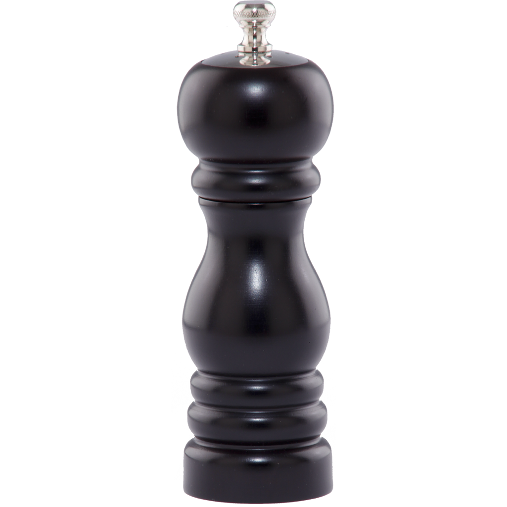 06950 6.5 Inch Duo Pepper Mill & Salt Shaker Combo, Ebony 