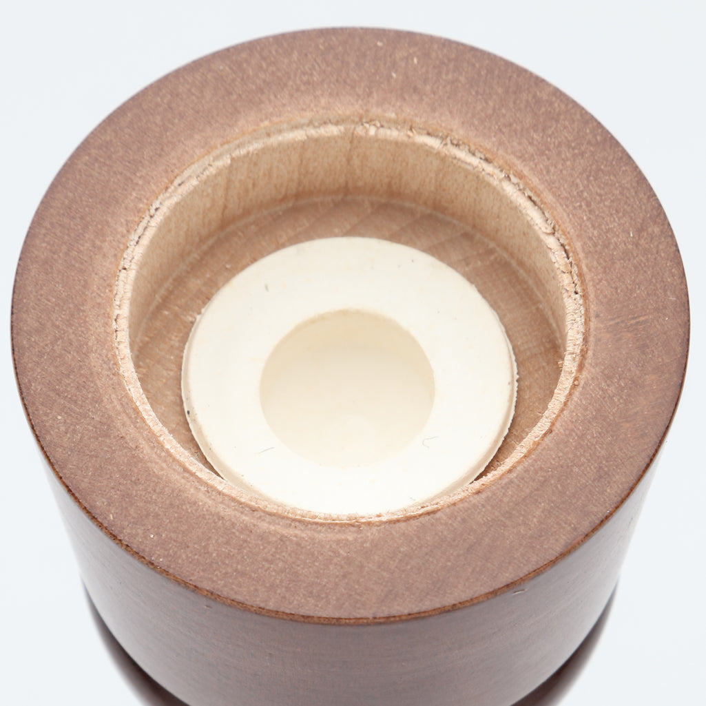 08155 8 Inch Windsor Spice Shaker, Walnut, Bottom View