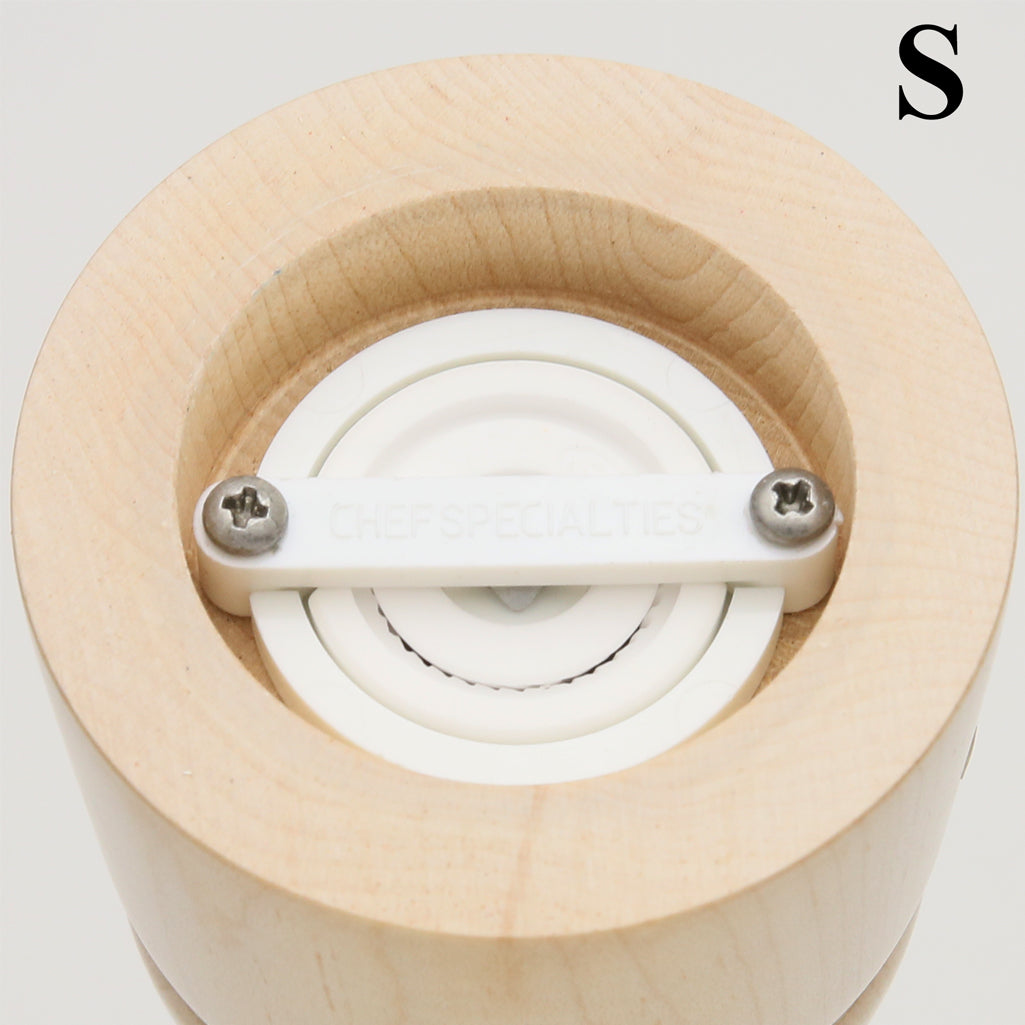 08202 Salt Mill Bottom View, Ceramic Grinding Mechanism 