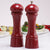 08600 8 Inch Windsor Pepper Mill & Shaker Set, Red, Table View