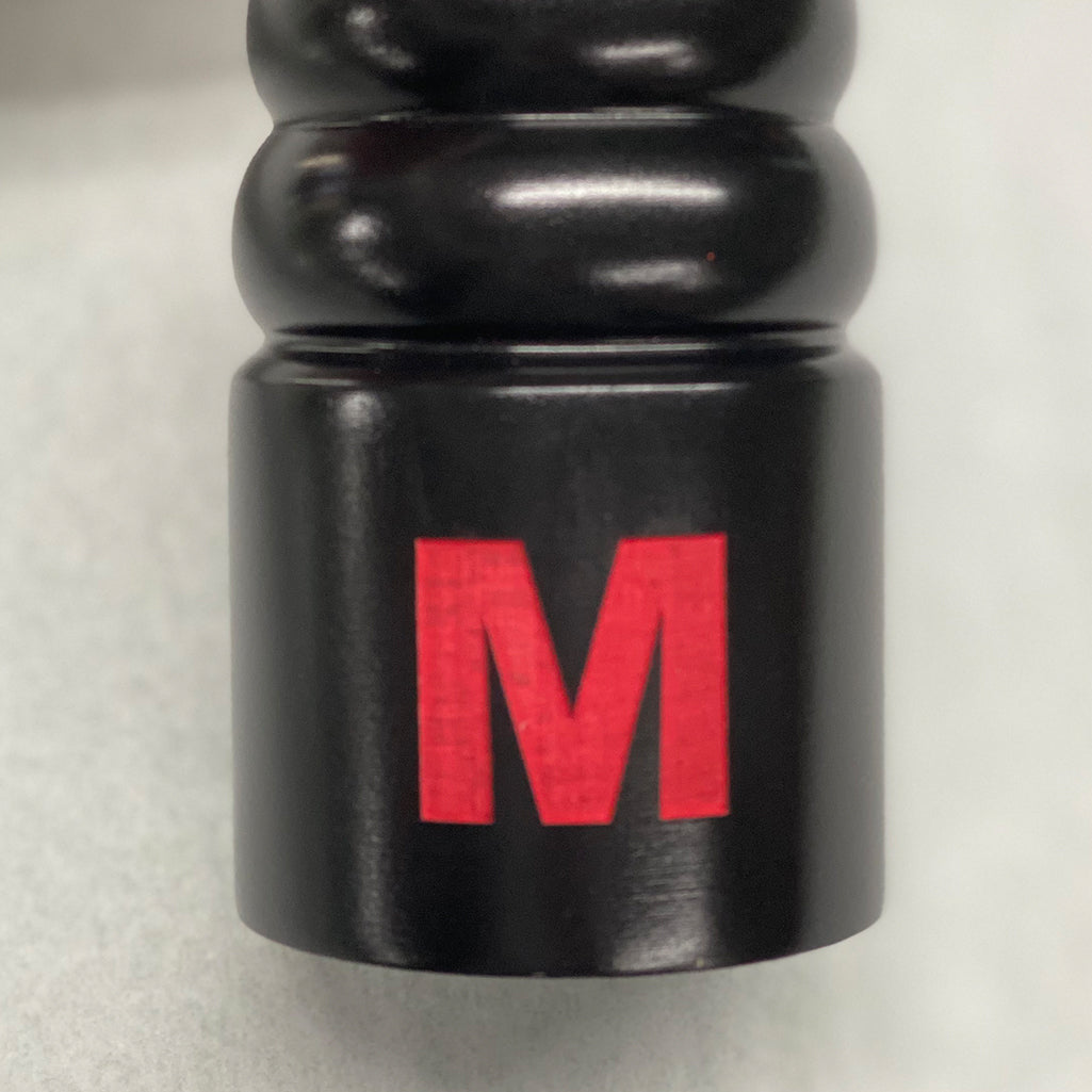 12" President Custom Monogram Ebony Pepper Mill