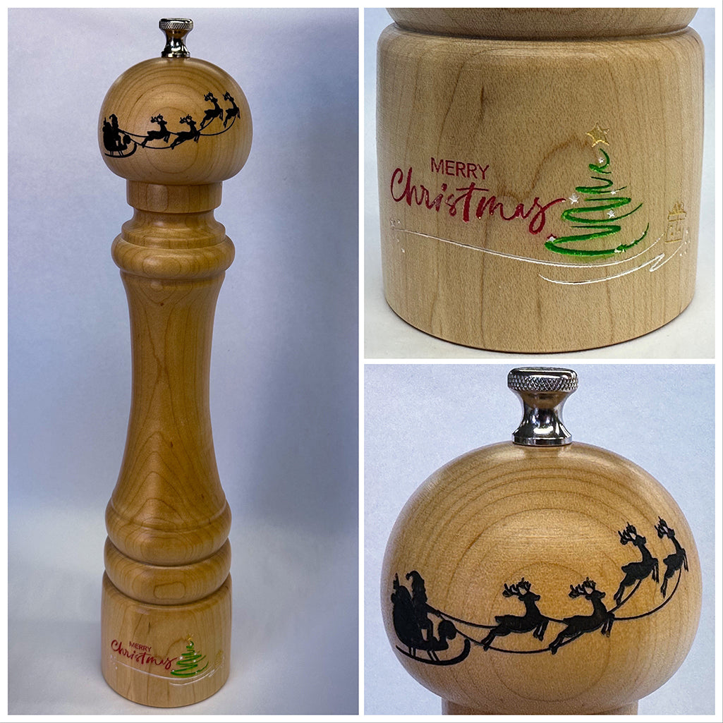 12&quot; President Pepper Mill - Christmas Edition