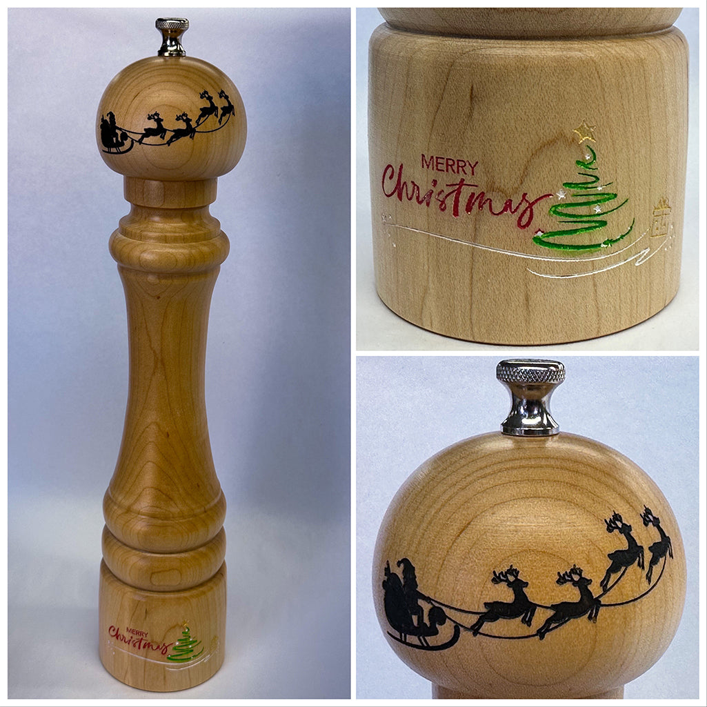 12" President Pepper Mill - Christmas Edition