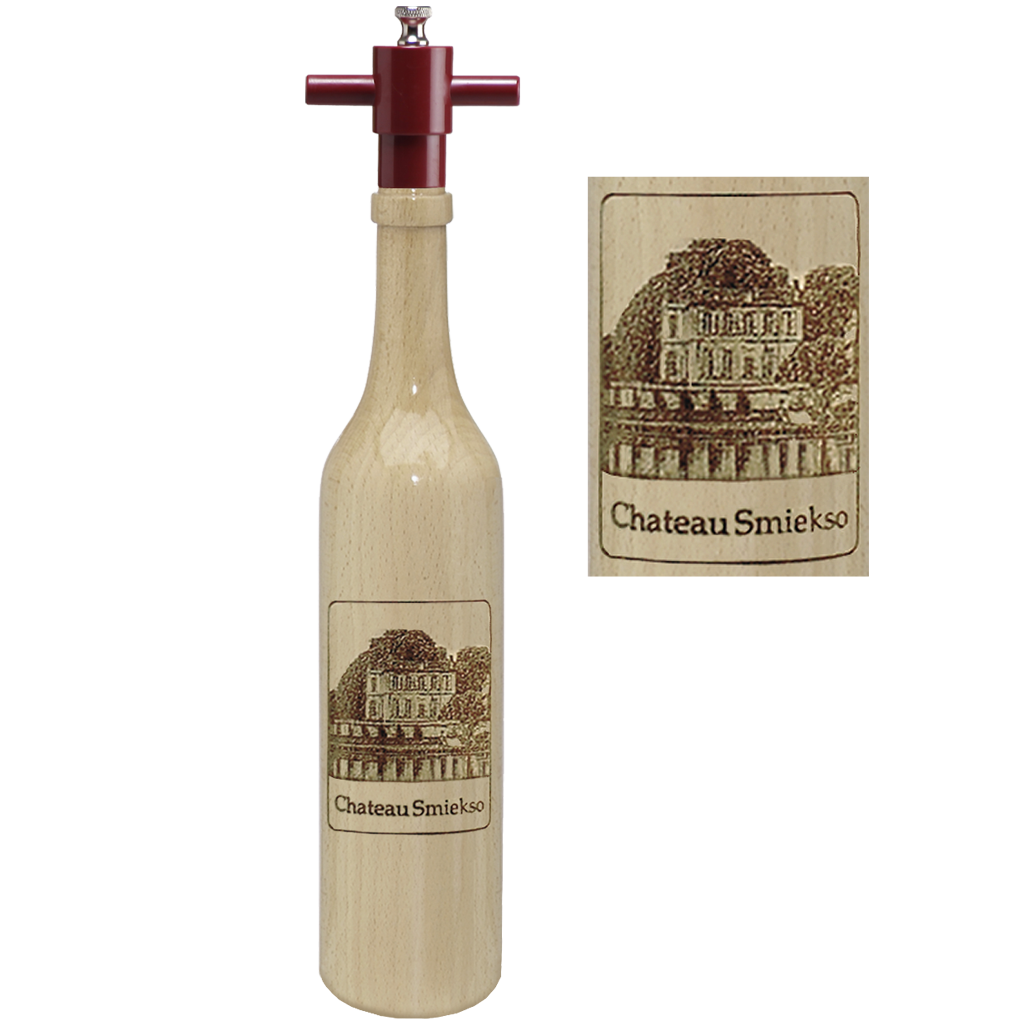 16005 14.5 Inch Wine Bottle, Natural, Chateau Edition 