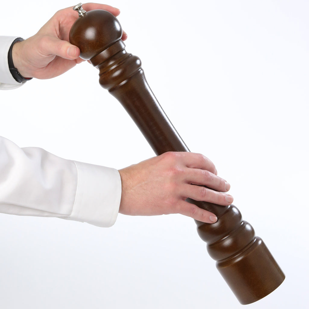 Chef Specialties 18 Inch Monarch Pepper Mill with Walnut Finish, 18100