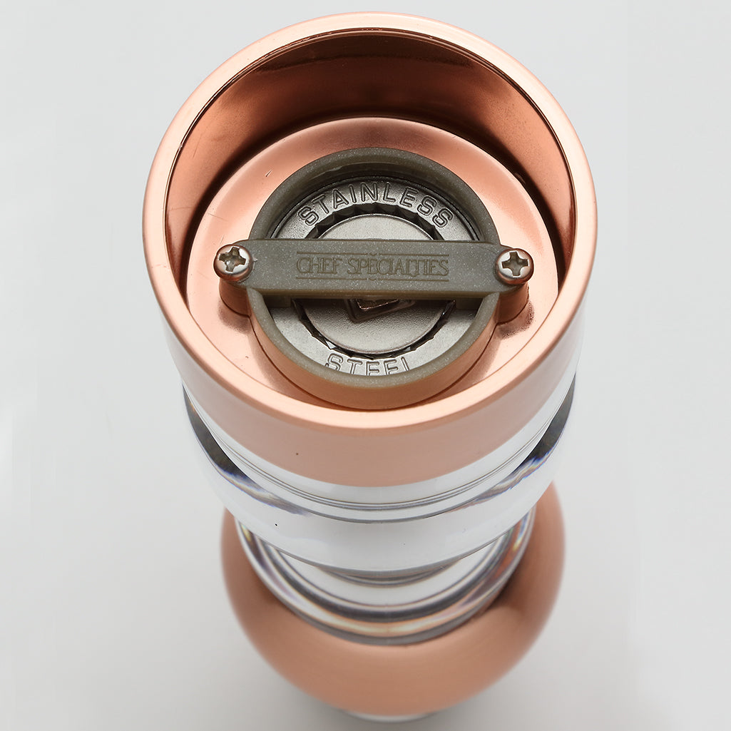 7" Vanguard Acrylic Pepper & Salt Mill Set