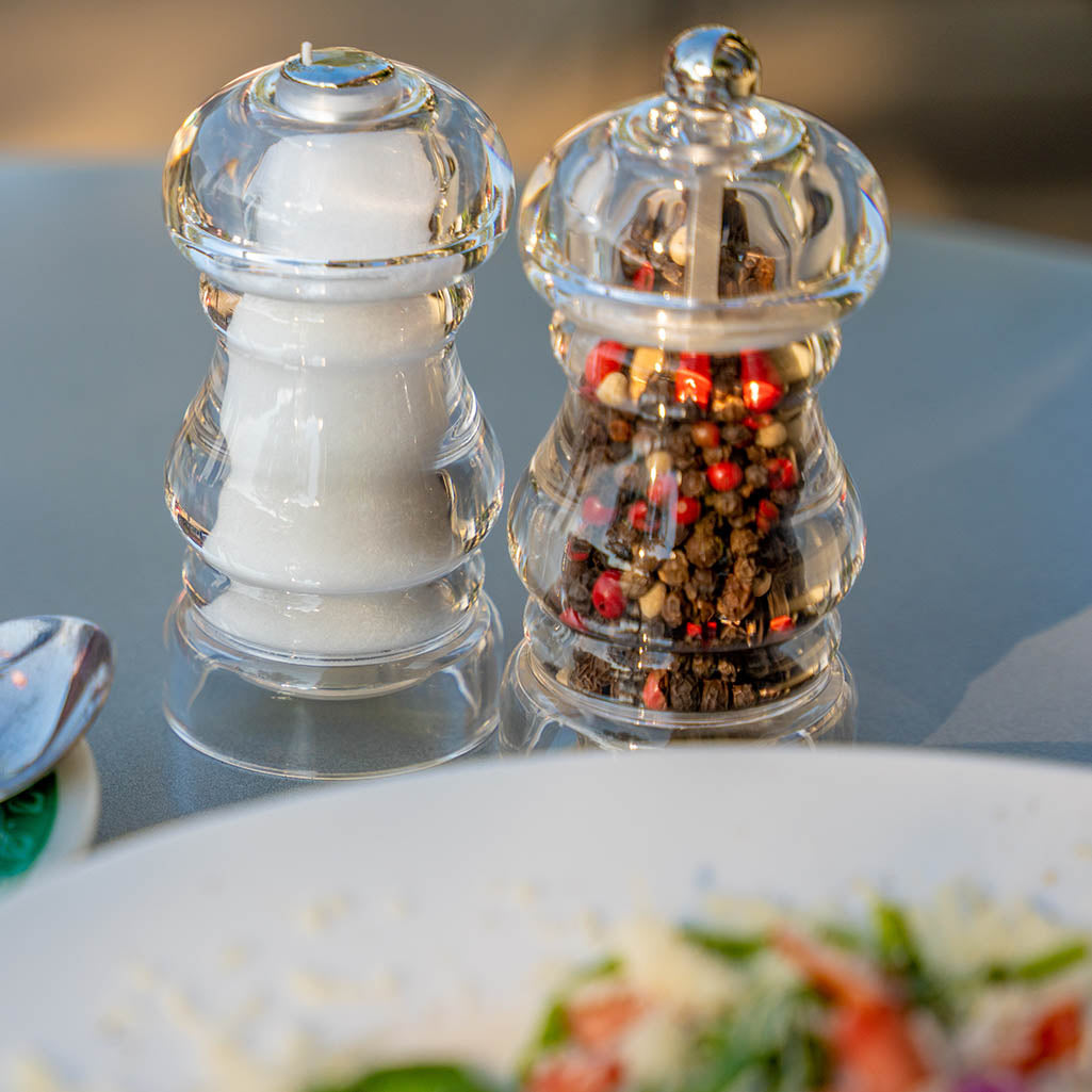 Chef Specialties 5" Laurel Pepper Mill & Salt Shaker Set