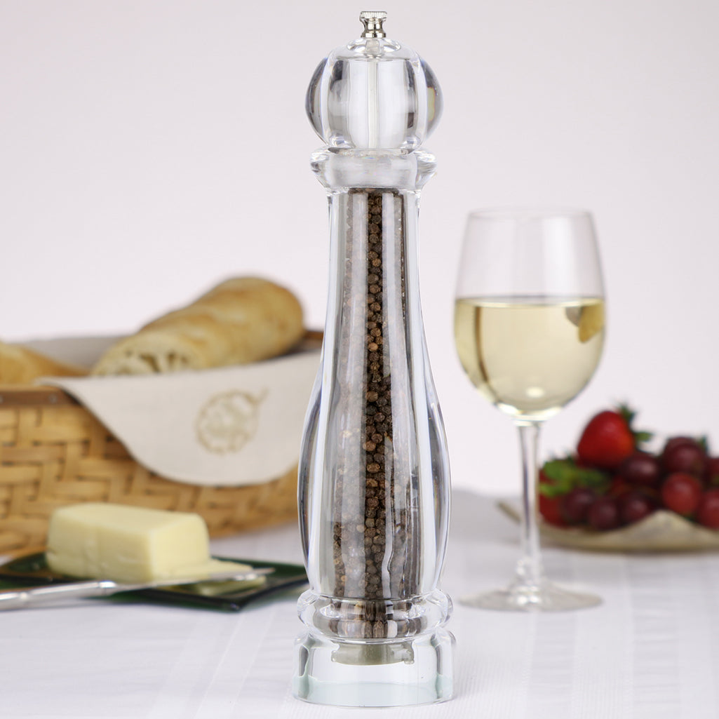 12 Inch Clear Acrylic Pepper Mill 29612