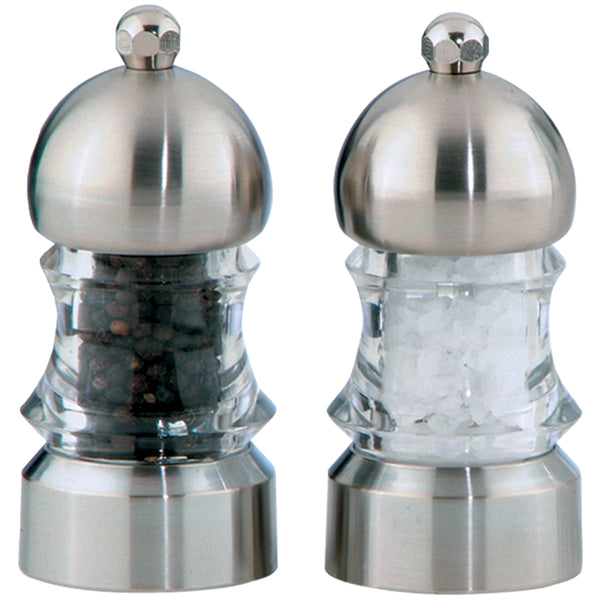 Chef Specialties Spinner Acrylic Pepper and Salt Mill Set, 425 - 11cm