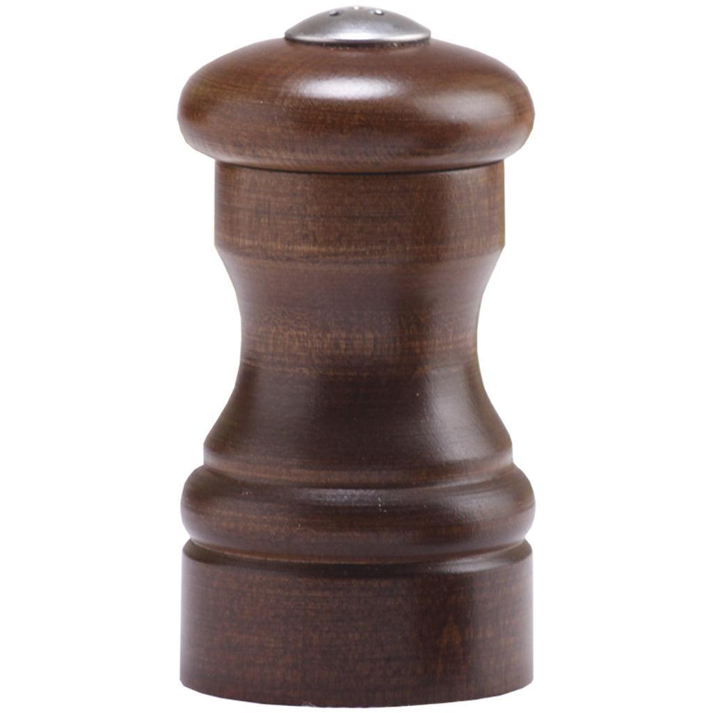 04155 4 Inch Capstan Shaker with Walnut Finish