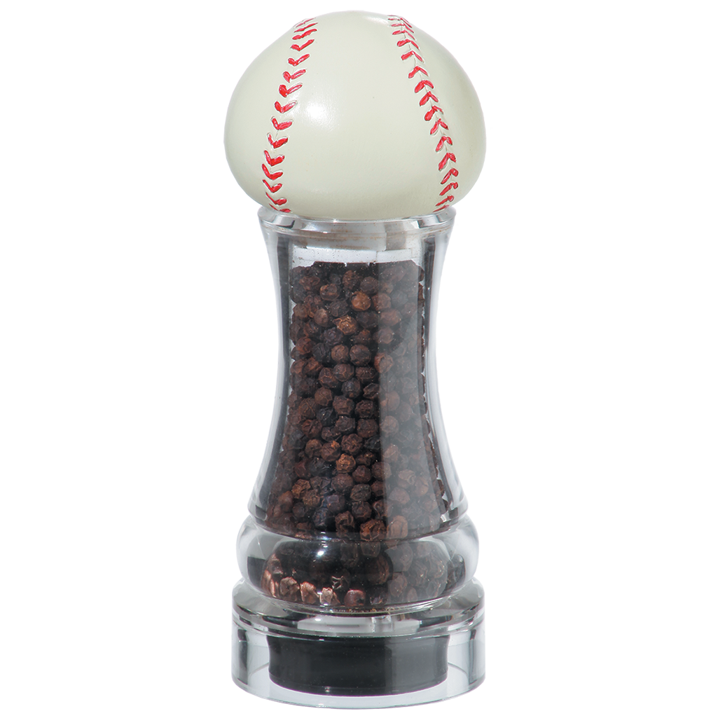 61050 6 Inch Baseball Pepper Mill 