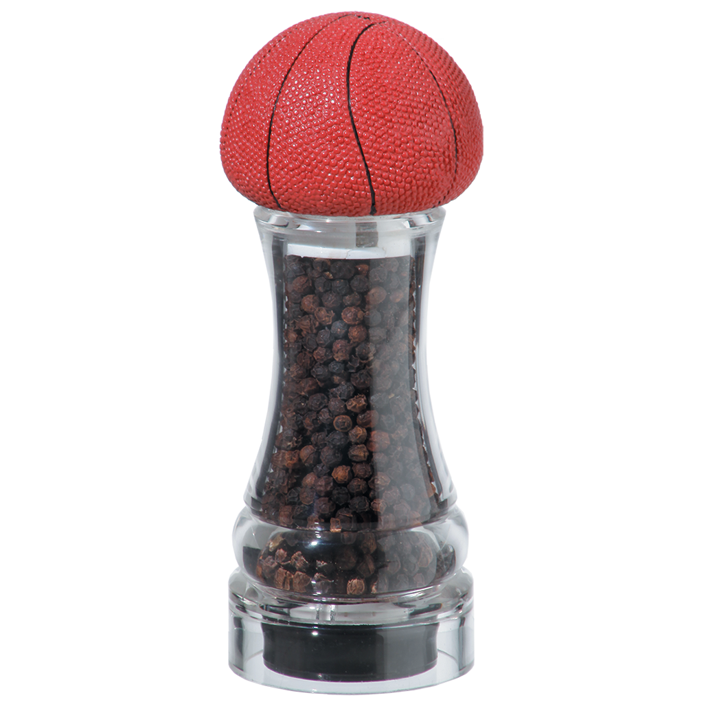 63050 6 Inch Baskeball Pepper Mill 