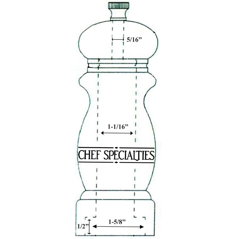 Chef Specialties Professional Series Pepper Mill Mechanism Kit